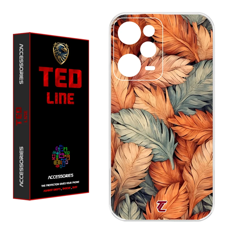 کاور تدلاین طرح برگ کد 1220 مناسب برای گوشی موبایل شیائومی Redmi Note 12 Pro 5G / Poco X5 Pro