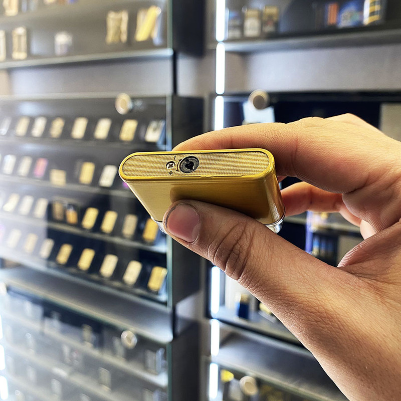 فندک مدل اتمی طرح کتابی مات