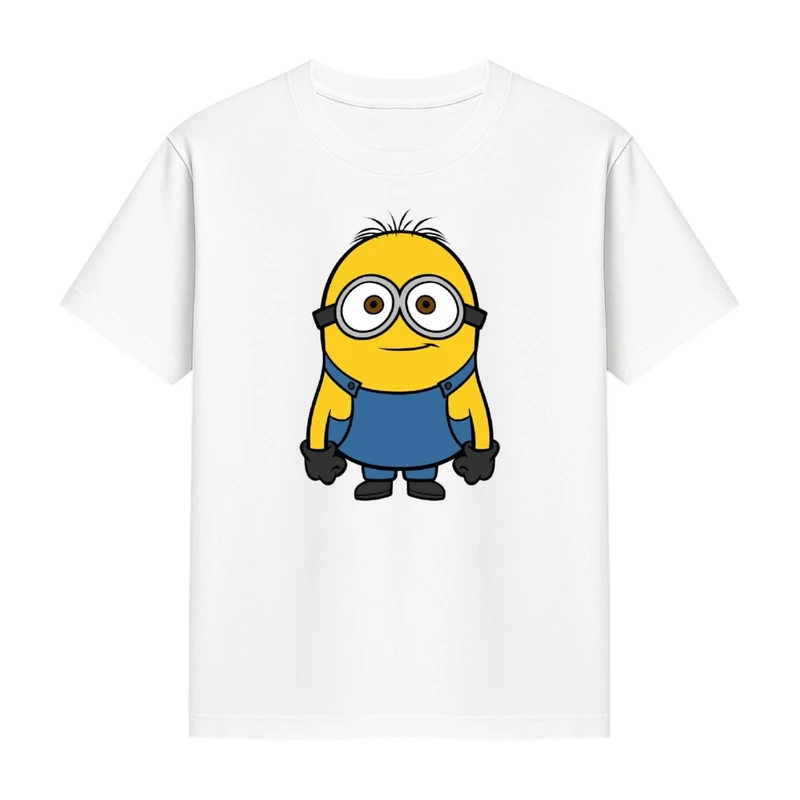 تی‌شرت آستین کوتاه دخترانه مدل مینیون کد p1 