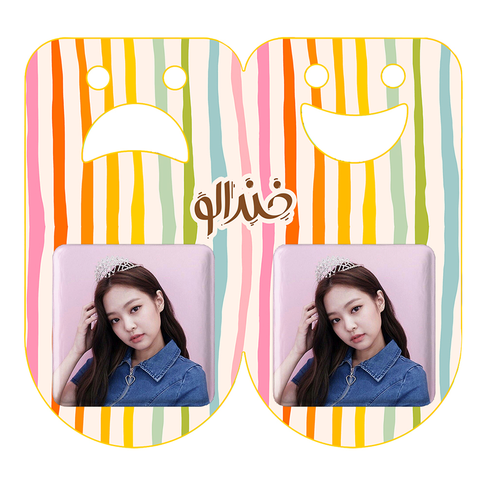 پیکسل خندالو مدل جنی بلک پینک کد 14034 به همراه مگنت