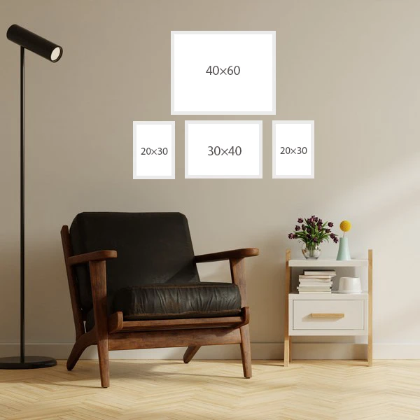 قاب عکس بکلیت مدل 215T مجموعه چهار عددی 