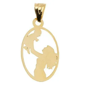 آویز گردنبند طلا 18 عیار زنانه الن نار مدل ELMM0628