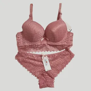 ست شورت و سوتین زنانه مدل توری 001