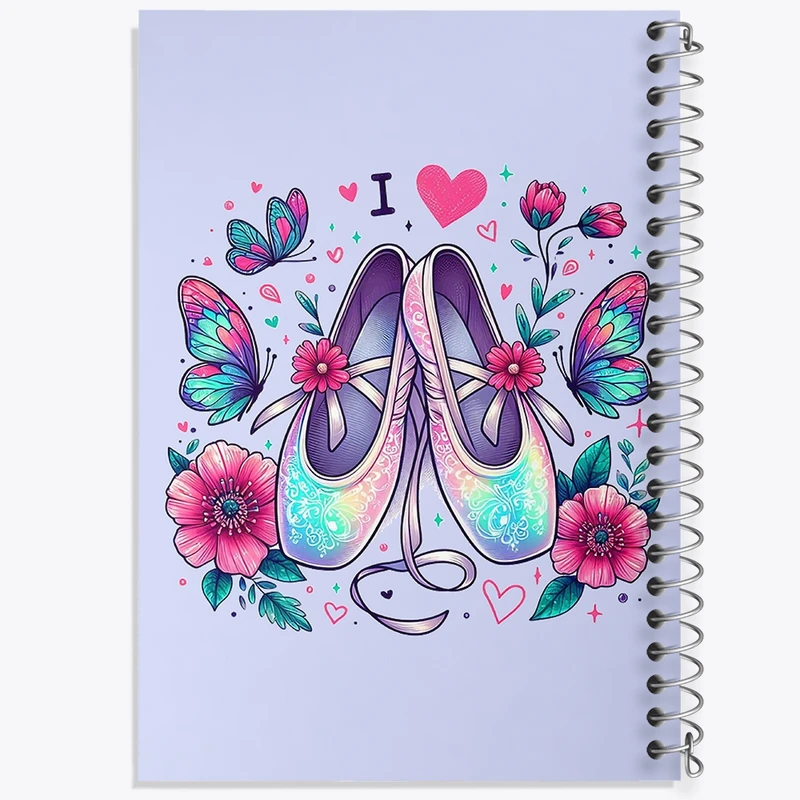 دفتر نت موسیقی 50 برگ خندالو مدل کفش باله کد F2872