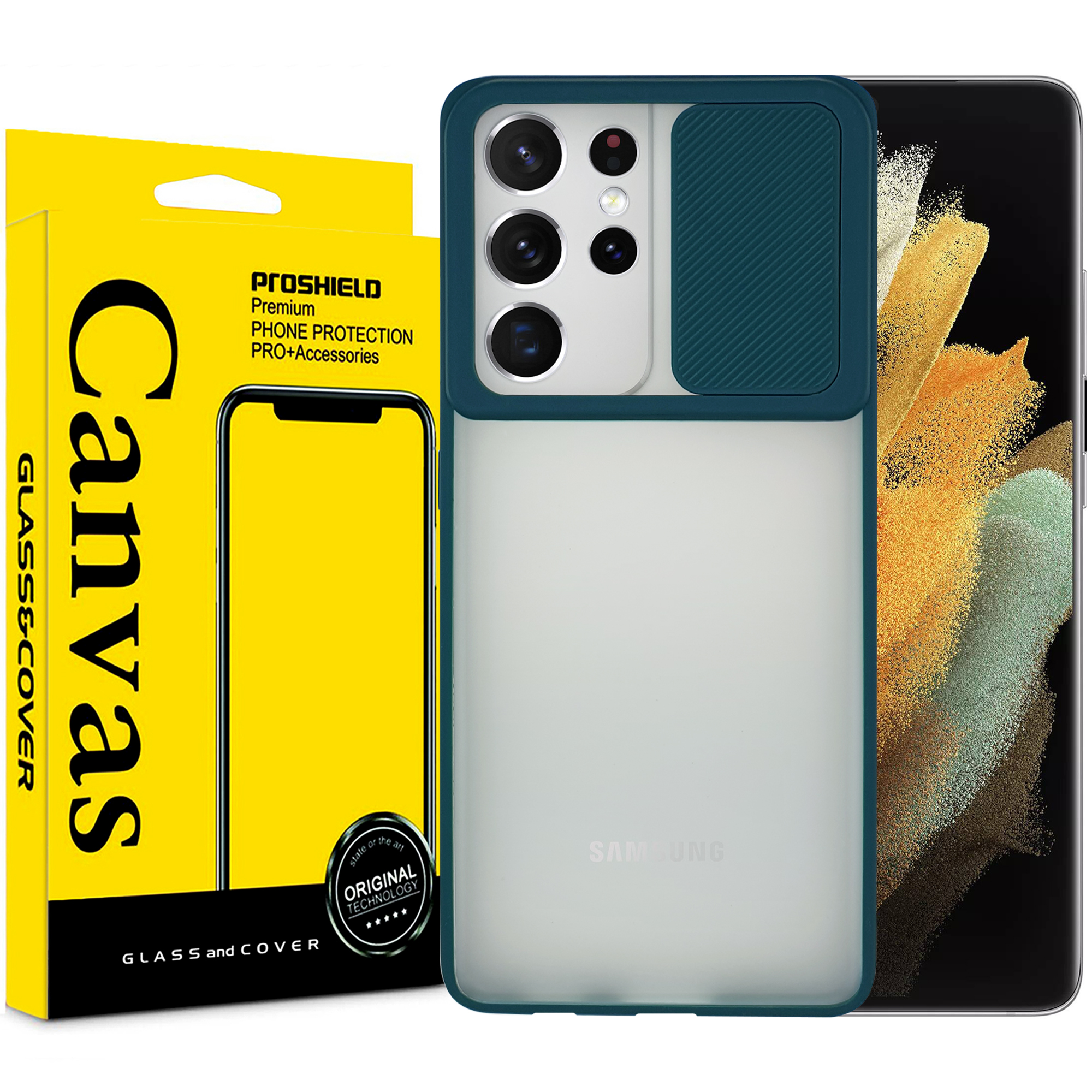 کاور کانواس مدل INNOVATION مناسب برای گوشی موبایل سامسونگ Galaxy S21 Ultra