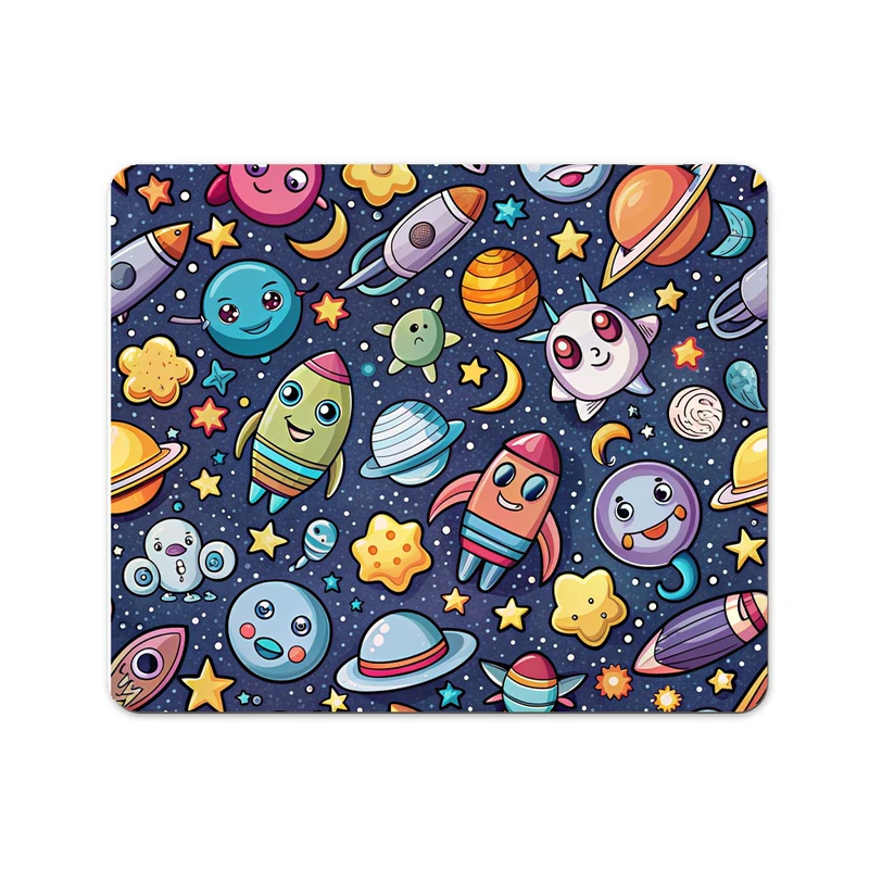 ماوس پد پاد آفرین مدل فضانورد منظومه شمسی سیاره کد P136 سایز 19*24 سانتی متر