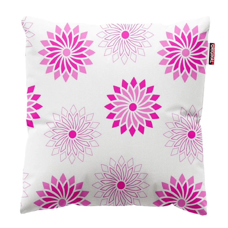  کوسن پاد آفرین طرح گل کد 2500 سایز 30*30 سانتی متر