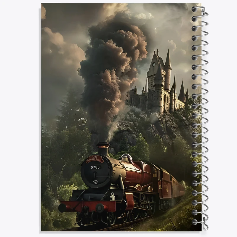 دفتر ژورنال نویسی 50 برگ خندالو مدل نقطه ای طرح هری پاتر (Harry Potter) کد F6020