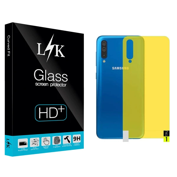 محافظ پشت گوشی ال کی مدل Hard glass مناسب برای گوشی موبایل سامسونگ Galaxy A50