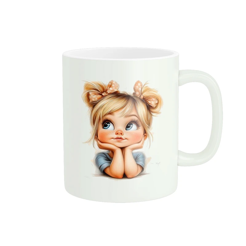  ماگ پاد آفرین طرح دختر کد 380