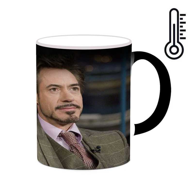 ماگ حرارتی کاکتی طرح Robert Downey Jr مدل mgh27175