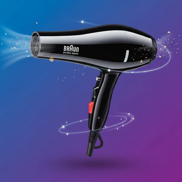 عکس شماره 2 : سشوار حرفه ای 9000 وات براون مدل br8828