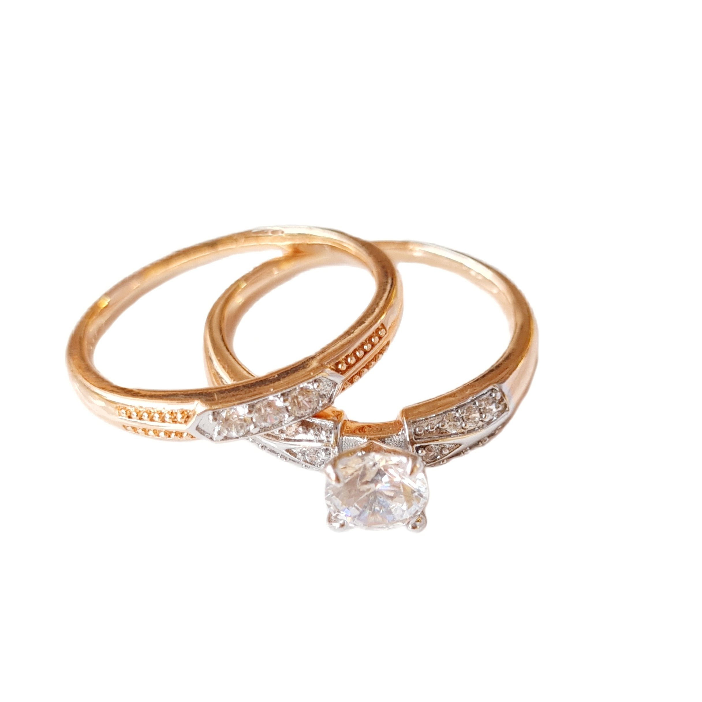 انگشتر زنانه ژوپینگ مدل حلقه مجموعه 2 عددی