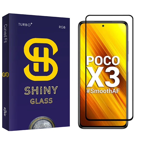 محافظ صفحه نمایش آتوچبو مدل Shiny Glass مناسب برای گوشی موبایل شیائومی Poco X3