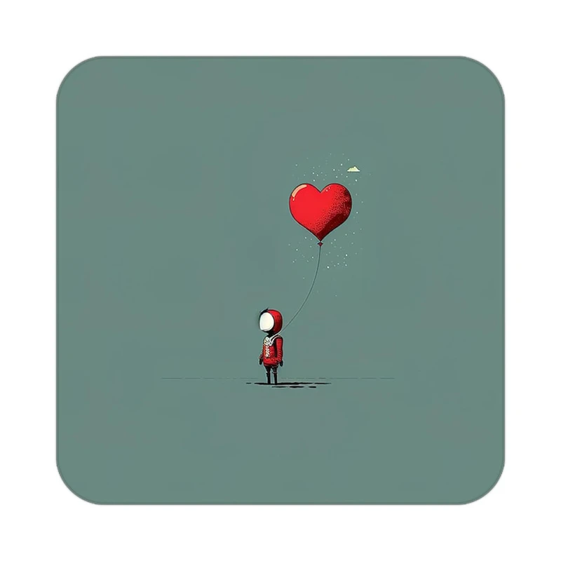 زیر لیوانی کاکتی مدل عاشقانه کد mp11036