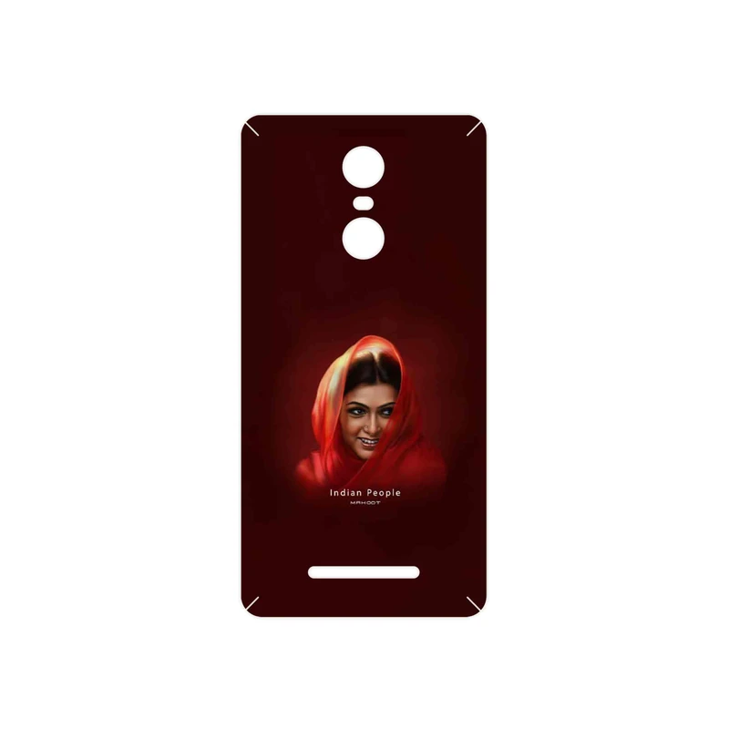 برچسب پوششی ماهوت مدل Portrait of an Indian Woman مناسب برای گوشی موبایل شیائومی Redmi Note 3