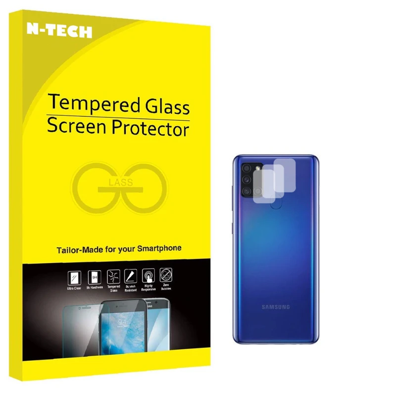 محافظ لنز دوربین انتک مدل LSNK-01 مناسب برای گوشی موبایل سامسونگ Galaxy A21s بسته سه عددی