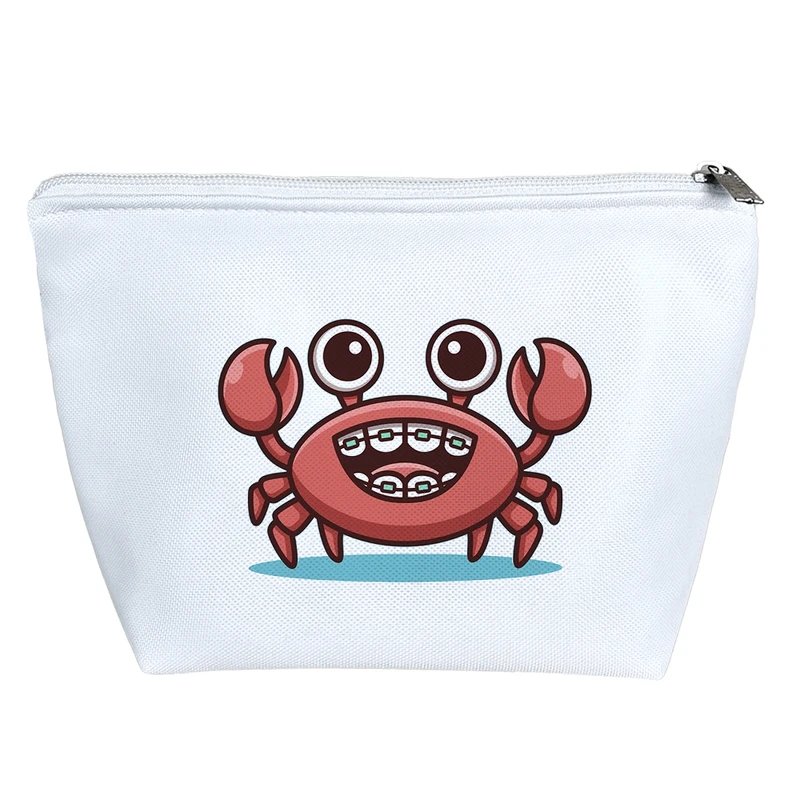 کیف لوازم آرایش دخترانه خندالو مدل خرچنگ کد 2825