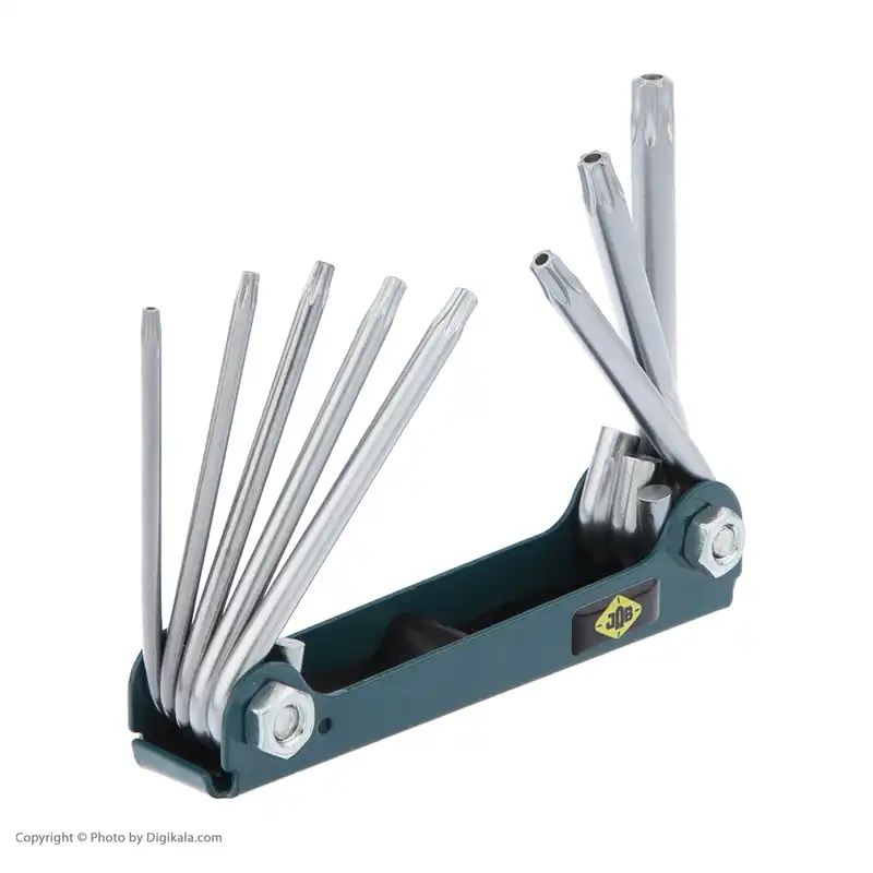 آچار آلن ستاره ای جاب مدل JB-2021 مجموعه 8 عددی