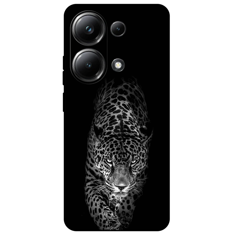 کاور مگافون طرح پلنگ مدل 1879 مناسب برای گوشی موبایل شیائومی Redmi Note 13 Pro 4G
