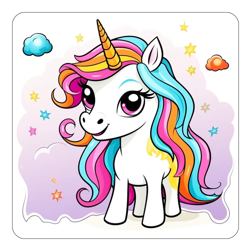 مگنت کاکتی طرح اسب تک شاخ و یونیکورن مدل mp29709