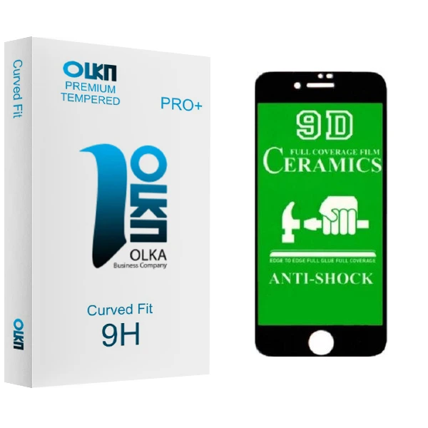 محافظ صفحه نمایش الکا مدل Premium glass مناسب برای گوشی موبایل اپل IPHONE 8 PLUSE