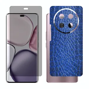 Glass Together model privacy screen protector suitable for Honor X9c mobile phone with back cover sticker