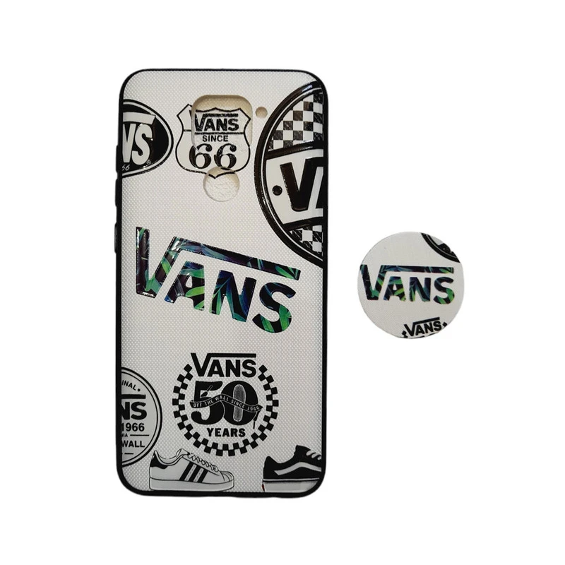 کاور مدل no9 مناسب برای گوشی موبایل شیائومی Redmi Note 9 / Redmi 10X 4G به همراه پاپ سوکت 