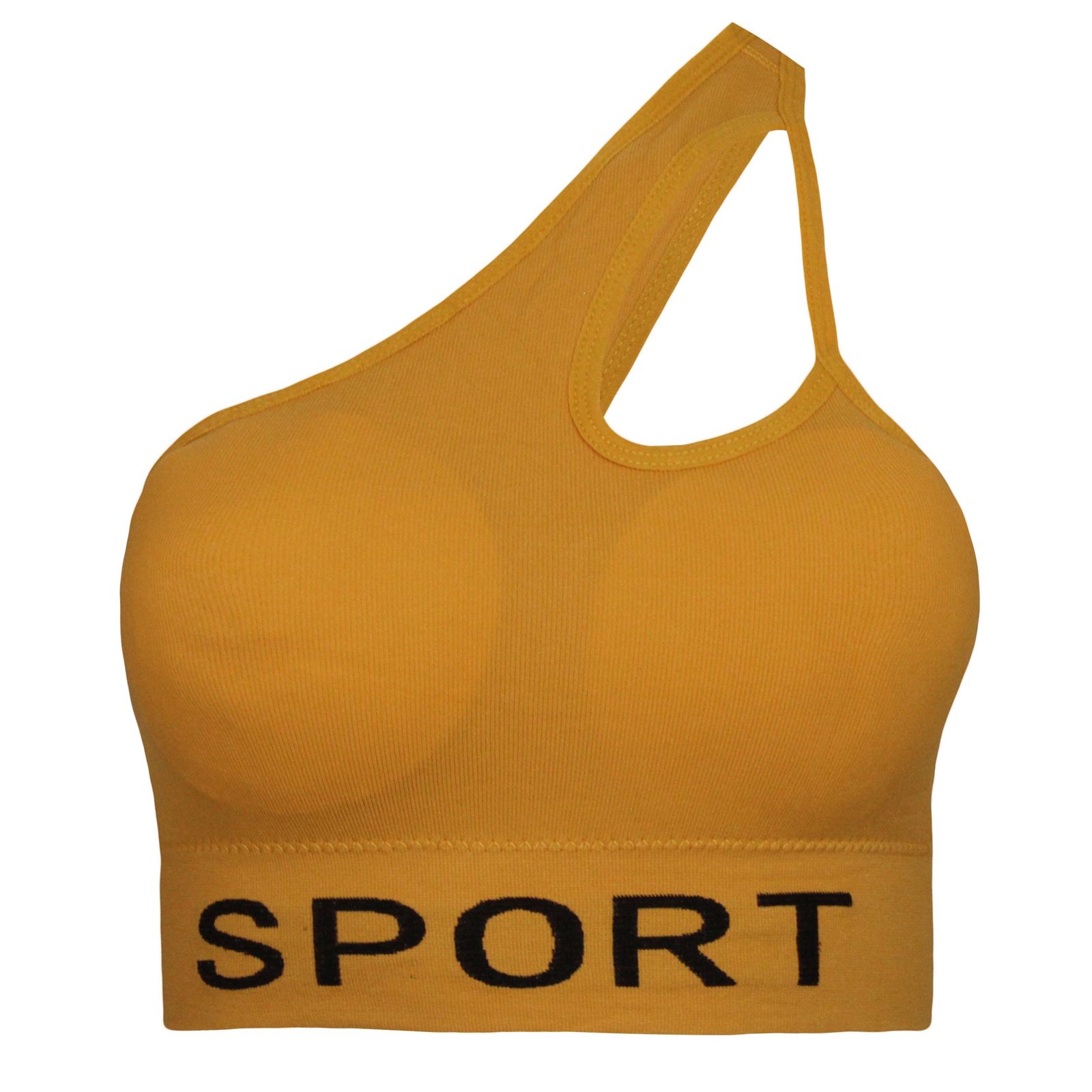 ست نیم تنه و شلوارک ورزشی زنانه ماییلدا مدل 4465 رنگ خردلی -  - 2