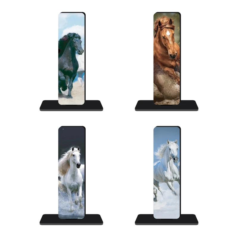 استند رومیزی تزیینی مدل حیوانات طرح اسبهای تازه نفس مجموعه 4 عددی