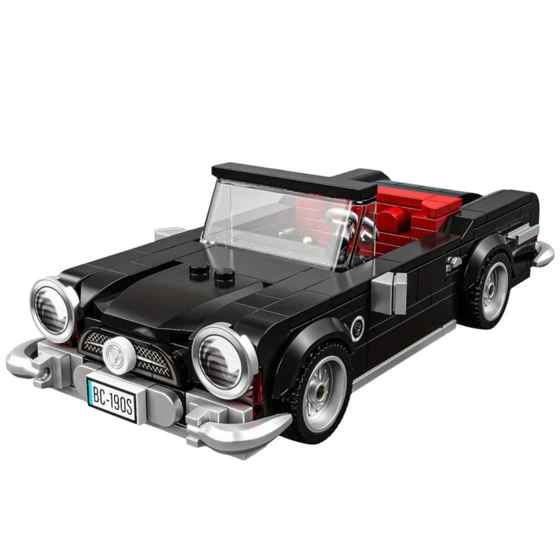 ساختنی 339 تکه ناب سل مدل مرسدس بنز 190 اس ال دبلیو کلاسیک اسپرت Mercedes-Benz 190 SLW BUILDING BLOCKS SPORTCAR BLK 339 PCS 190