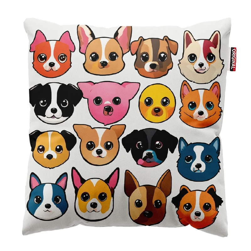 کوسن کودک پاد آفرین مدل سگ فانتزی کد k260 سایز 30*30 سانتی متر