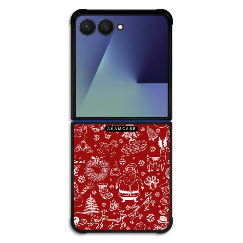 کاور آکام مدل AMC-WSGZFLIP7-CHRISTMAS-20 مناسب برای گوشی موبایل سامسونگ Galaxy Z Flip 7