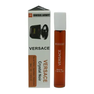 عطر جیبی زنانه سوئیس آرمی مدل ورساچه کریستال نویر 01 حجم 35 میلی لیتر