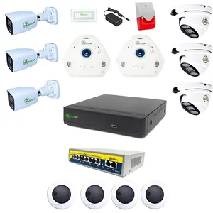 سیستم امنیتی 8 دوربینی کوروش مدل K-10NVR-8IPC-1PS-5SPK