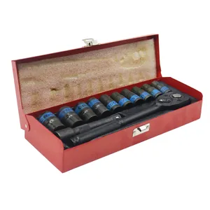 آچار بکس فوندا مدل فشار قوی YP-DR-1/2INCH مجموعه 12 عددی