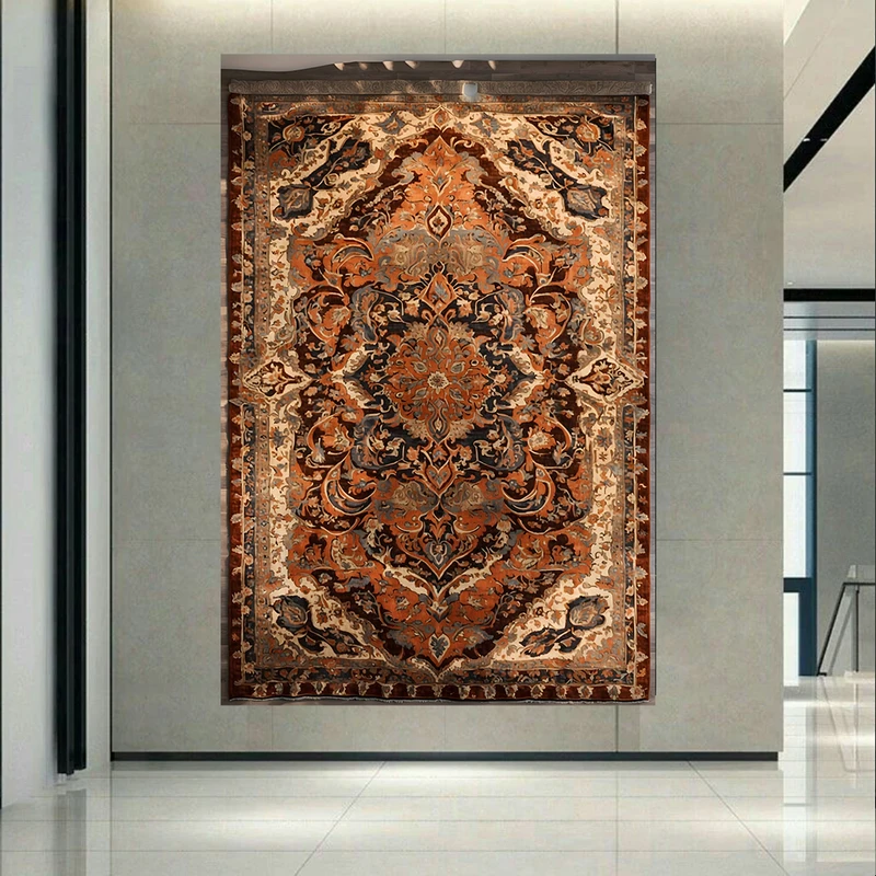 پوستر طرح مخمل فرش اصیل مدل ایرانی (2) کد PD1822