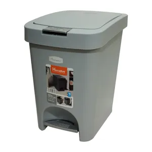سطل زباله پدالی هوم کت مدل دو درب کد LTR 20