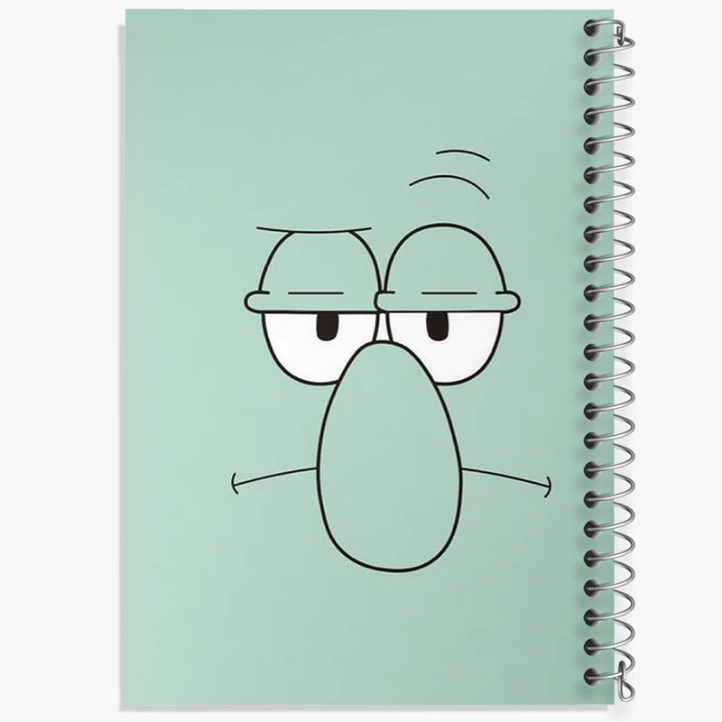 دفتر شطرنجی 50 برگ خندالو طرح اختاپوس باب اسفنجی کد N1944