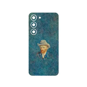 MAHOOT Self portrait with a gray felt hat Cover Sticker for Samsung Galaxy S23