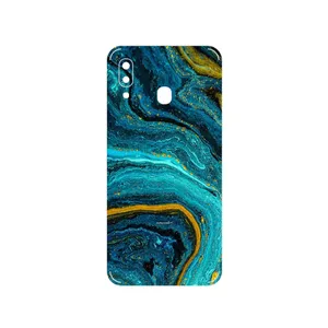 MAHOOT Turquoise marblewith golden streaks Cover Sticker for Samsung Galaxy A20e