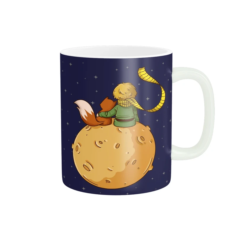 ماگ پادآفرین مدل کارتونی طرح شازده کوچولو کد p9196