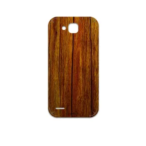 MAHOOT Orange-Wood Cover Sticker for Honor 3X G750