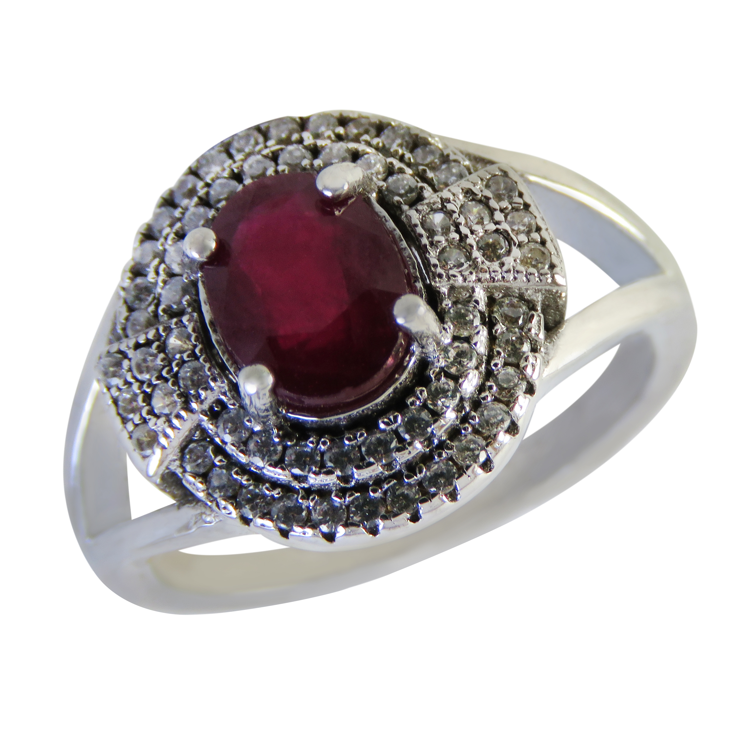 انگشتر نقره زنانه کد 2505