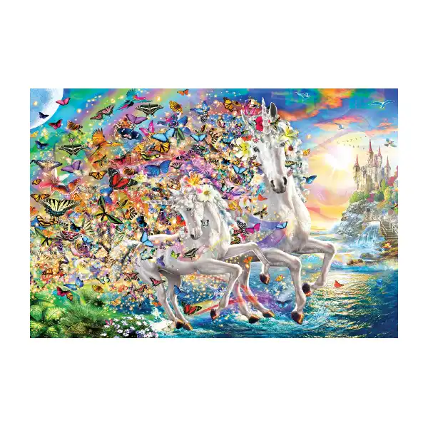 پازل 2000 تکه یوروگرافیکس پازلز مدل 8220-5551 Unicorn Fantasy