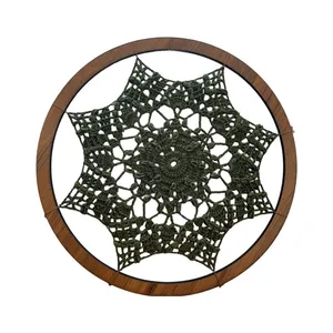 دیوارکوب بافتنی مدل مهتابی