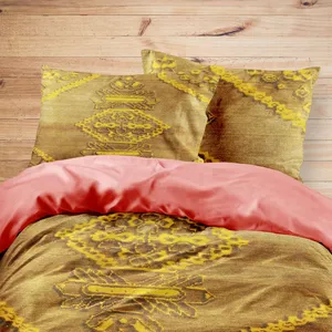 سرویس روتختی مدوپد طرح فرش وینتیج مدل C-Vintage12 یک نفره 4 تکه