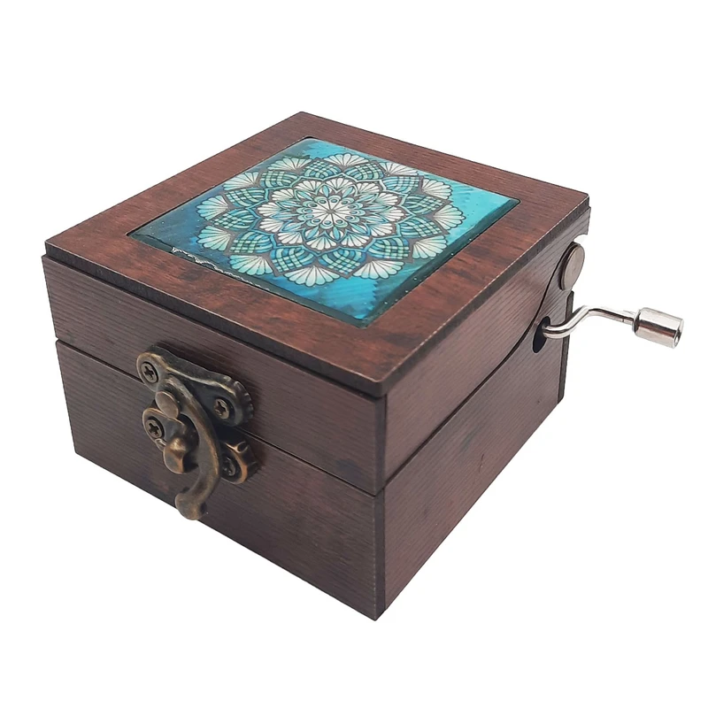 جعبه موزیکال طرح سنتی آینه دار کد JM-S15