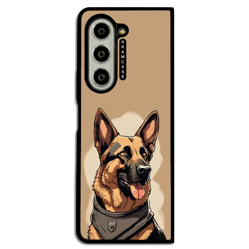 کاور آکام مدل AMC-WSGZFOLD5-DOGS-3 مناسب برای گوشی موبایل سامسونگ Galaxy Z Fold 5