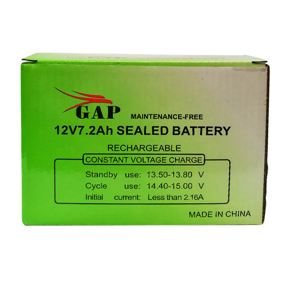 باطری دزدگیر گپ مدل 7.2